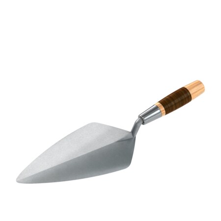 Bon Tool Bon 72-545 Brick Trowel Forged 10-1/2" Nl Leather Handle 72-545